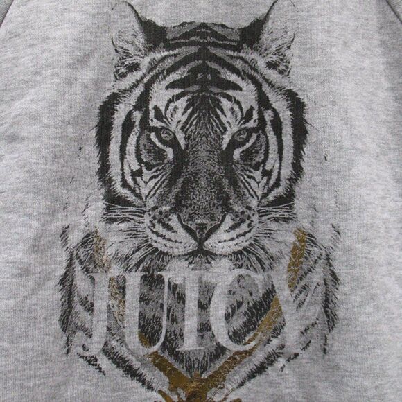 NWT Gray Cropped Sweatshirt Top - Picture 1 of 8